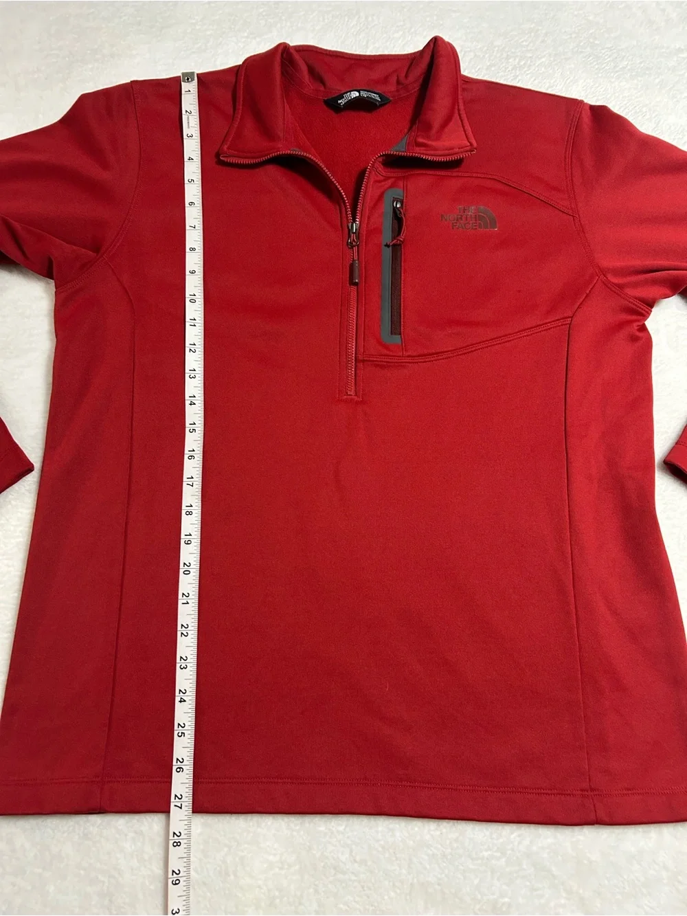 The North Face Canyonlands 1/2 Zip Fleece Pullover Men’s Large Red